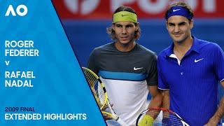 Roger Federer v Rafael Nadal Extended Highlights  Australian Open 2009 Final [upl. by Refitsirhc121]