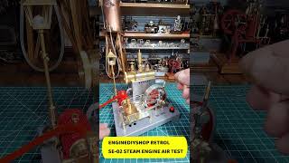 EngineDIYShop RETROL SE 02 Steam Engine Test mechanical automobile shorts machine steam fun [upl. by Savina]