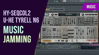 Jamming with FL Studio  HYSeqCollection2 amp uhe Tyrell N6 [upl. by Nauht]