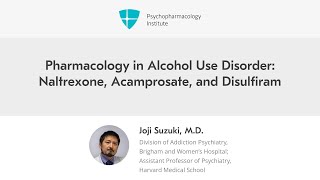 Pharmacology in Alcohol Use Disorder Naltrexone Acamprosate and Disulfiram [upl. by Sihun]