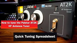 Palstar AT2K HF Antenna Tuner  How to Tune the Palstar AT2K  Quick Tuning Guide for Manual Tuners [upl. by Chaves630]