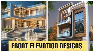 Latest Front Elevation Designs Ideas in 2024 viralvideo [upl. by Akeihsat133]