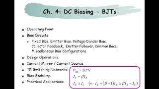 전자회로1 Ch41 BJT DC Analysis Sec4142 트랜지스터 직류해석 [upl. by Ylrebma]