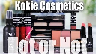 NEW WALMART MAKEUP BRAND REVIEW  Kokie Cosmetics [upl. by Aisayt]