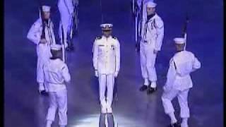 US Navy Presidential Ceremonial Honor Guard Drill Team精采的美國海軍儀隊表演共六段 [upl. by Raouf]