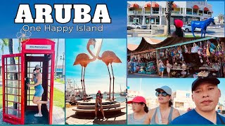 ARUBA TRAVEL VLOG☀️ 2nd DAY  Know Before You Go  Eagle Beach  Restaurants amp Shopping 🦩🏝️ [upl. by Aicela]