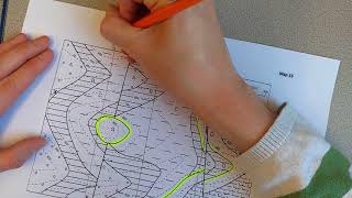 Map 13 video 4 structure contours above the unconformity [upl. by Nilkcaj]