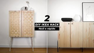 DIY IKEA HACK Ideias fáceis e rápidas para transformar os armários IVAR da IKEA [upl. by Gerdeen372]