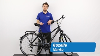 Gazelle Vento Review  Hybride fiets [upl. by Madden84]