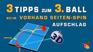 Spiele den 3 Ball sicher – Tischtennis How To Play Third Ball with confidence  Table Tennis [upl. by Krahling]