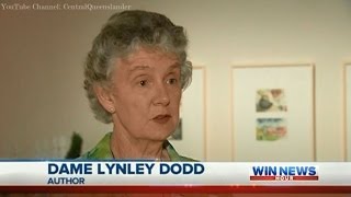 Dame Lynley Dodd In Rockhampton  WIN News Rockhampton 2013 [upl. by Ydneh613]