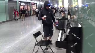 Coffee and Cigarette Dude Plays MEAN Piano [upl. by Eilama]