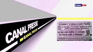 CANAL PRESSE  SURSAUT NATIONAL BALOBI NON NA CHANGEMENT YA CONSTITUTION PO PEUPLE AZO MONA PASI [upl. by Adnilim559]