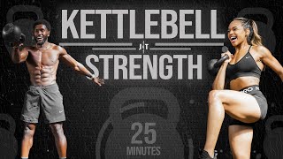 25 Minute Kettlebell Strength Workout Advanced [upl. by Anerbes128]