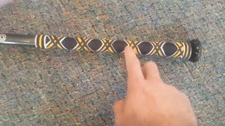 How To Tape A Baseball Bat Accented Cross Pattern [upl. by Ody631]