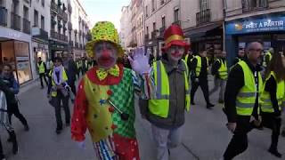 Dijon  Gilets Jaunes acte 14 12  La manifestation [upl. by Els102]