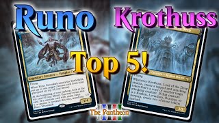 Runo Stromkirk  Krothuss  Commander Top 5  EDH  MTG  The Pantheon  Ep158 [upl. by Enyaht]