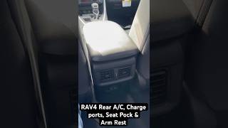 2024 RAV4 XLE Rear Passenger AC And Charge Ports rav4 shorts toyota xle [upl. by Lemrahc]