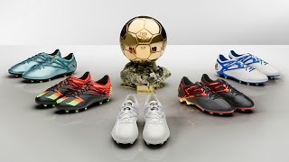 TOP 5  adidas Football Boots 20152016 [upl. by Annuahsal]