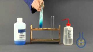 Reaction of Copper II Sulfate and Acetone [upl. by Eybba]