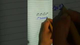 Simplify handwriting maths viralshort [upl. by Ahsratal]