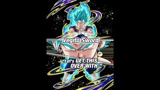 DBZ Dokkan Battle  Blue Flash  Super Saiyan God SS Vegito Super Attack [upl. by Jehial]