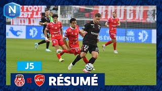 J5 I FC Rouen  Valenciennes FC 11 le résumé I National FFF 20242025 [upl. by Jez]