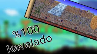 Cómo revelar todo el mapa de tu mundo de terraria 14 Android [upl. by Eelyah]