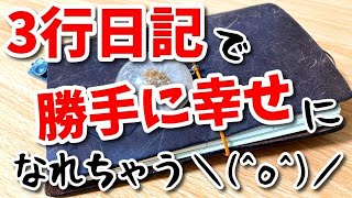 【３行日記】スピリチュアルな空気を纏いながらどうにか日記を書かせようとしてくる動画 [upl. by Annawd]