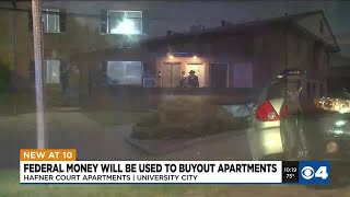 Federal money to be used to buyout University City apartments flooded in 2022 [upl. by Rephotsirhc89]