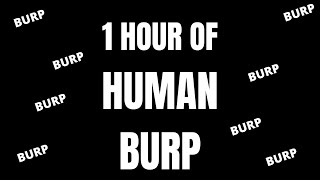 1 Hour of Human Burp  Burping Sound  Black Screen  Mr 1 Hour [upl. by Janeen699]