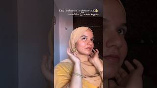 Try this effortless hijab tutorials this wedding season for perfect desi lookhijabtutorial shorts [upl. by Aicercul]