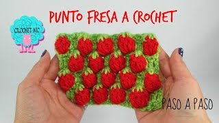 Tutorial punto fresas a crochet [upl. by Wilhide]