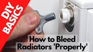 How to Bleed Radiators Properly [upl. by Madelon]