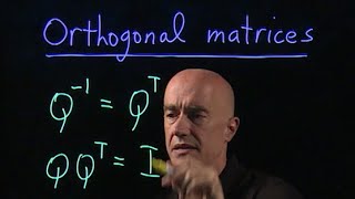 Orthogonal matrices  Lecture 7  Matrix Algebra for Engineers [upl. by Ahsikyw]