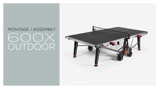 How to Assemble Your Cornilleau 600X Outdoor Table Tennis Table  Aussie Table Tennis [upl. by Yleik780]