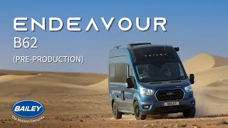 Campervan Tour in the Sahara Desert Bailey Endeavour B62 Preproduction [upl. by Cobby]