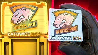 01 KATOWICE 2014 VIRTUS PRO STICKER PULL ON CSGOROLL [upl. by Olympias947]