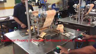 Swastiks Semi Auto Double Rail Compact Powder Pressing Machine [upl. by Flyn]