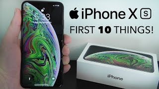 iPhone XS – First 10 Things To Do [upl. by Radloff]