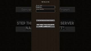 5 ESSENTIAL STEPS to Join the Most EPIC MINECRAFT SERVER in 2024 shorts minecraft smp [upl. by Nolad]