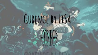 Demon Slayer Kimetsu no Yaiba Opening Full with lyrics LiSA  Gurenge [upl. by Ahsinal197]