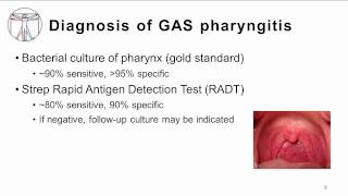 GAS pharyngitis Diagnosis and Treatment [upl. by Lipman196]