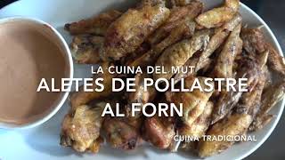 La Cuina del Mut  Aletes de pollastre rostides al forn [upl. by Giselbert775]