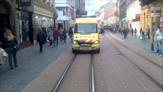 ZAGREB TRAM  Linie 1 Zapadni kolodvor  Borongaj Teil 12 [upl. by Erialb938]