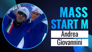 Andrea GIOVANNINI ITA  Winner  Mass Start Men  Beijing 2023  SpeedSkating [upl. by Marolda808]