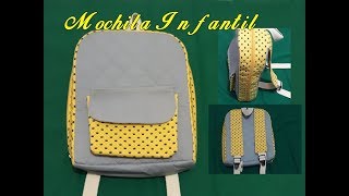 Mochila Infantil  fechamento diferenciado [upl. by Leavitt]