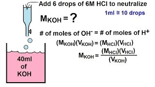 Chemistry  Acids amp Bases Fundamentals 17 of 35 AcidBase Titration Basics Ex 2 [upl. by Eriuqs]