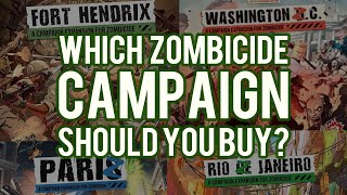 Which Zombicide Campaign Expansion Should You Buy RioZ Washington ZC Fort Hendrix or PariZ [upl. by Afital346]