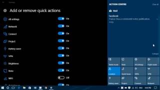 Windows 10 Settings System Notification and actions what does it do and how to set up [upl. by Giesser824]